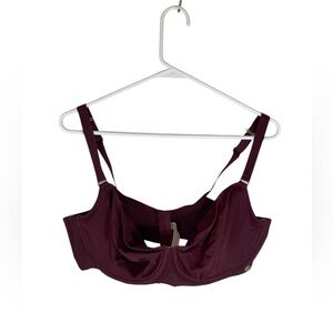 Cacique Elegant Women's Burgundy Bra